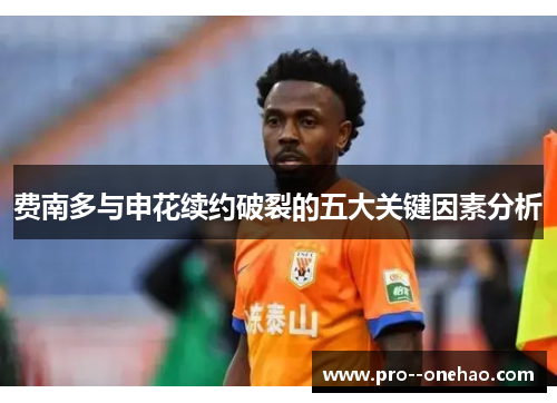 费南多与申花续约破裂的五大关键因素分析 费南多与申花续约破裂的五大关键因素分析