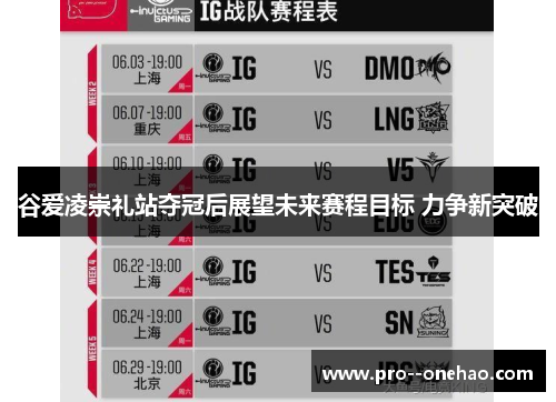 谷爱凌崇礼站夺冠后展望未来赛程目标 力争新突破